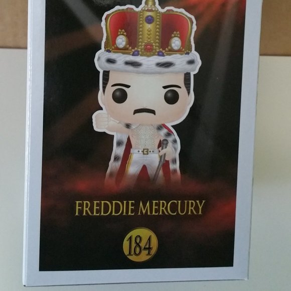 Funko Pop! Rocks: Freddie Mercury King #184 - Picture 6 of 16
